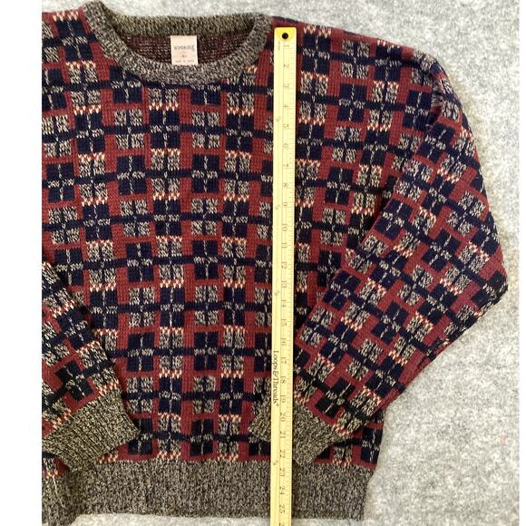 Vintage 80s Windridge Sweater Mens XLT Knit Winter Holiday Pullover Nordic - Picture 4 of 7